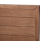 Baxton Studio Gabriela Grey Upholstered and Ash Walnut Wood Full Size Platform Bed 164-9413-9425 - alternate 7